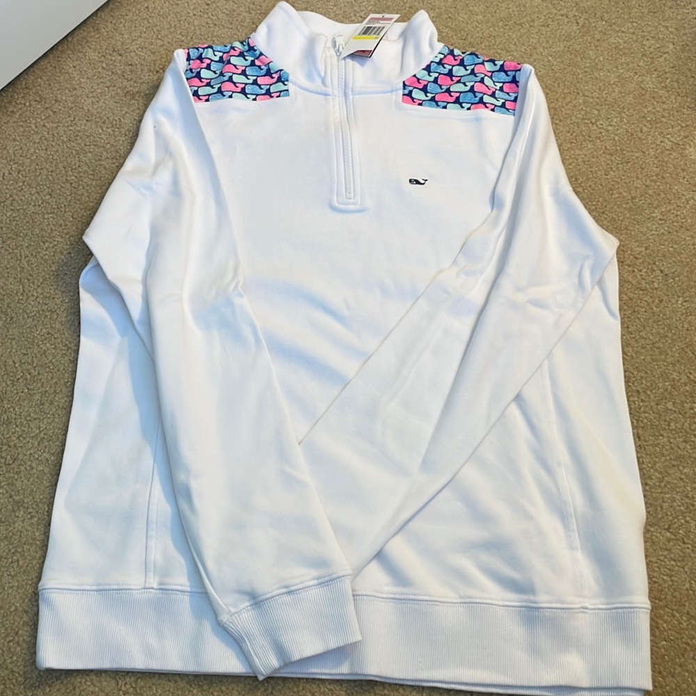 NWT Vineyard Vines Knit Quarter Zip